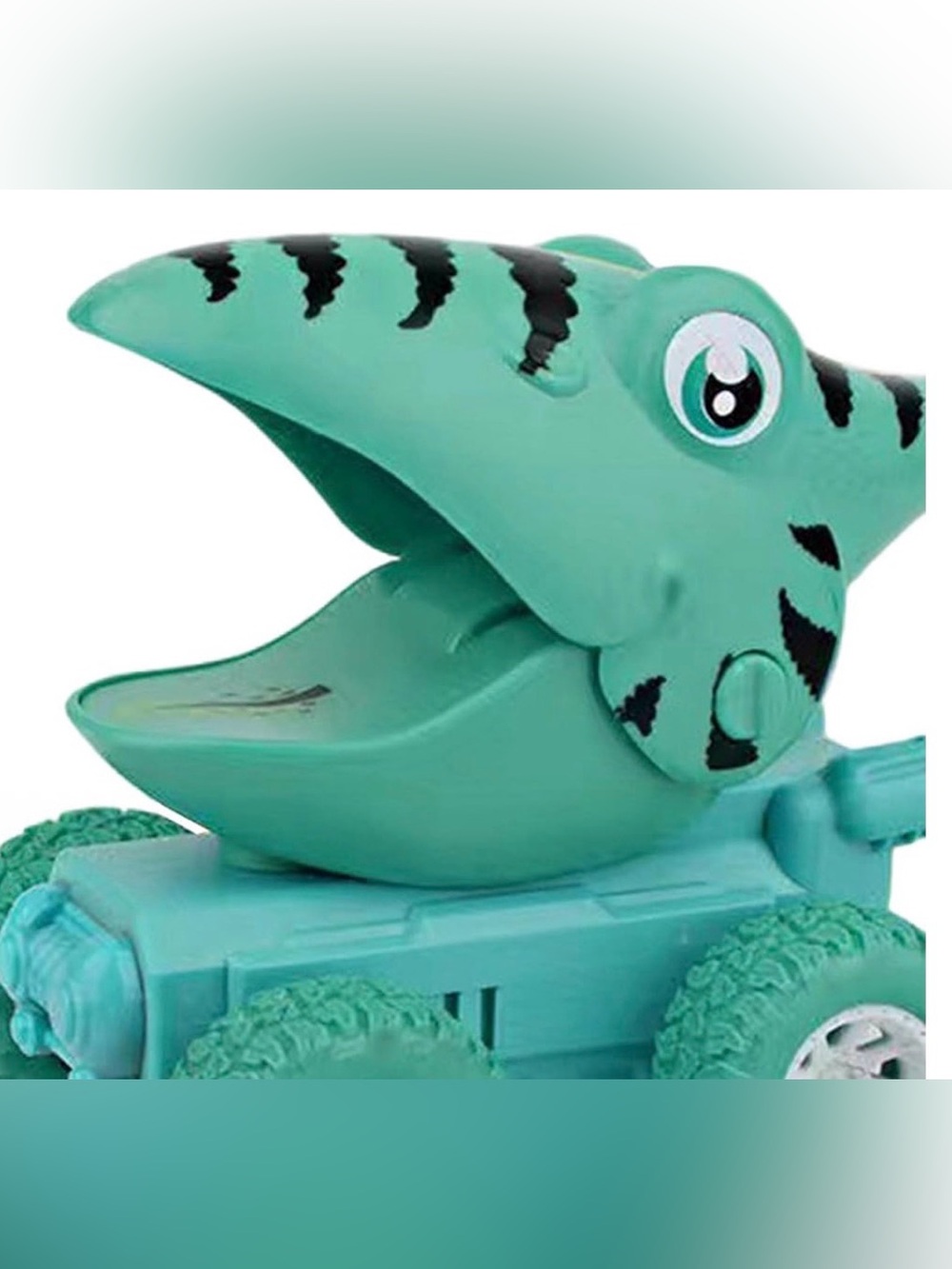 🦖✨ NWT Cute Dinosaur Pull Back Car Toy 🚗💨 Green Pterodactyl Kids Gift 🎁 - Picture 3 of 10